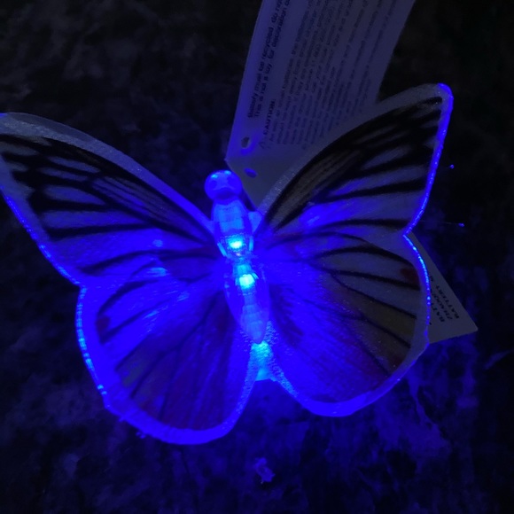 NWT LED Butterfly Clip Fiberoptic Decor - Picture 7 of 8